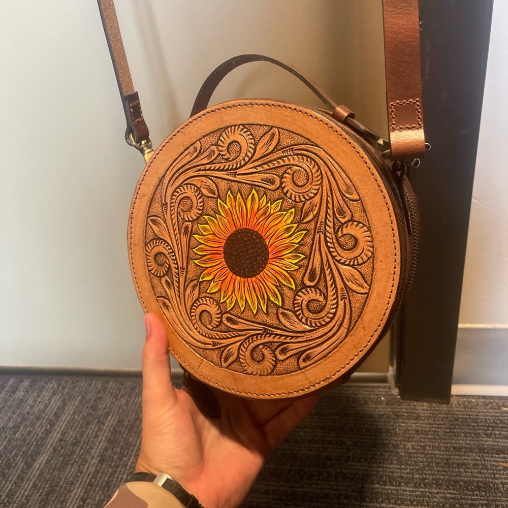 women’s western leather purse
